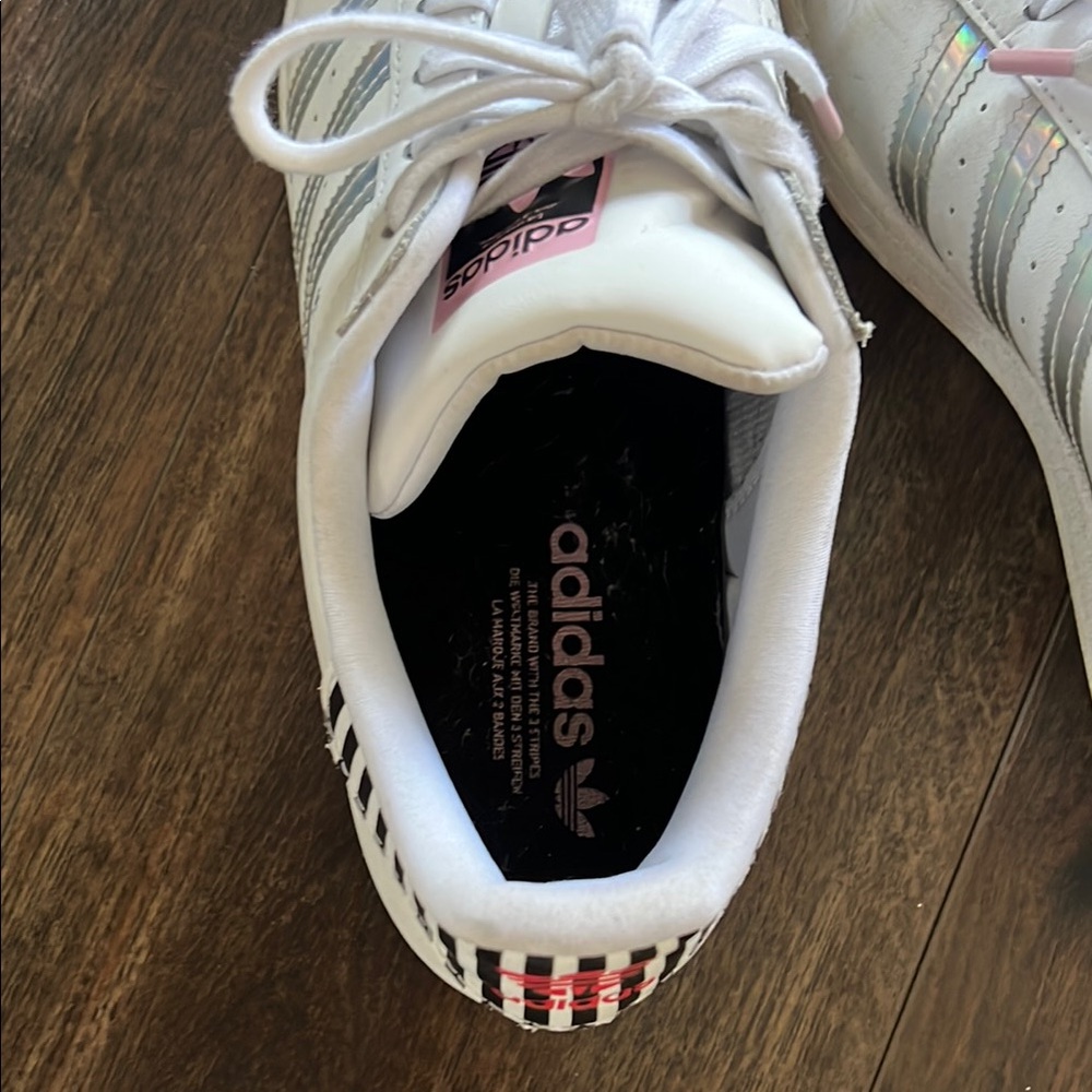 Adidas White Sneakers with Stripes - Picture 3 of 6